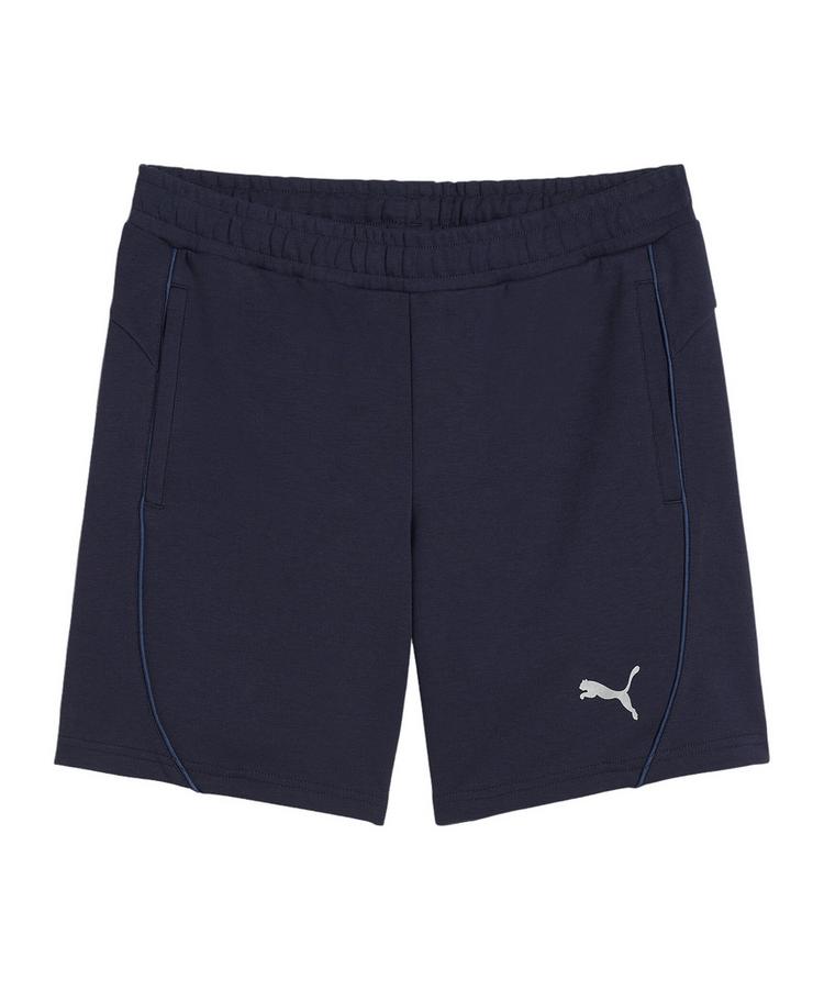 PUMA PUMA teamFINAL Casuals Shorts Damen Fu&szlig;ballshorts Damen - dunkelblausilber - 0 | SportScheck