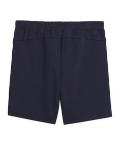 Rückansicht von PUMA teamFINAL Casuals Shorts Damen Fußballshorts Damen dunkelblausilber