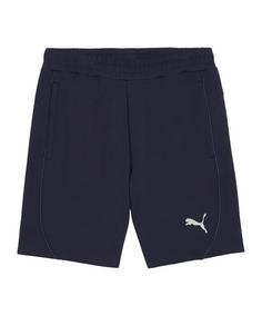 PUMA teamFINAL Casuals Shorts Fußballshorts Herren dunkelblausilber