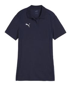 PUMA teamFINAL Casuals Polo Damen Fußballtrikot Damen blausilber