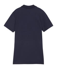 Rückansicht von PUMA teamFINAL Casuals Polo Damen Fußballtrikot Damen blausilber