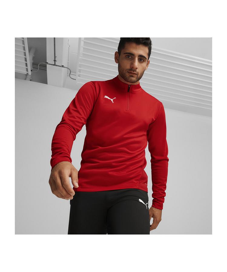 PUMA PUMA teamGOAL Training 1/4 Zip Sweatshirt Funktionssweatshirt Herren - rotrot - 0 | SportScheck