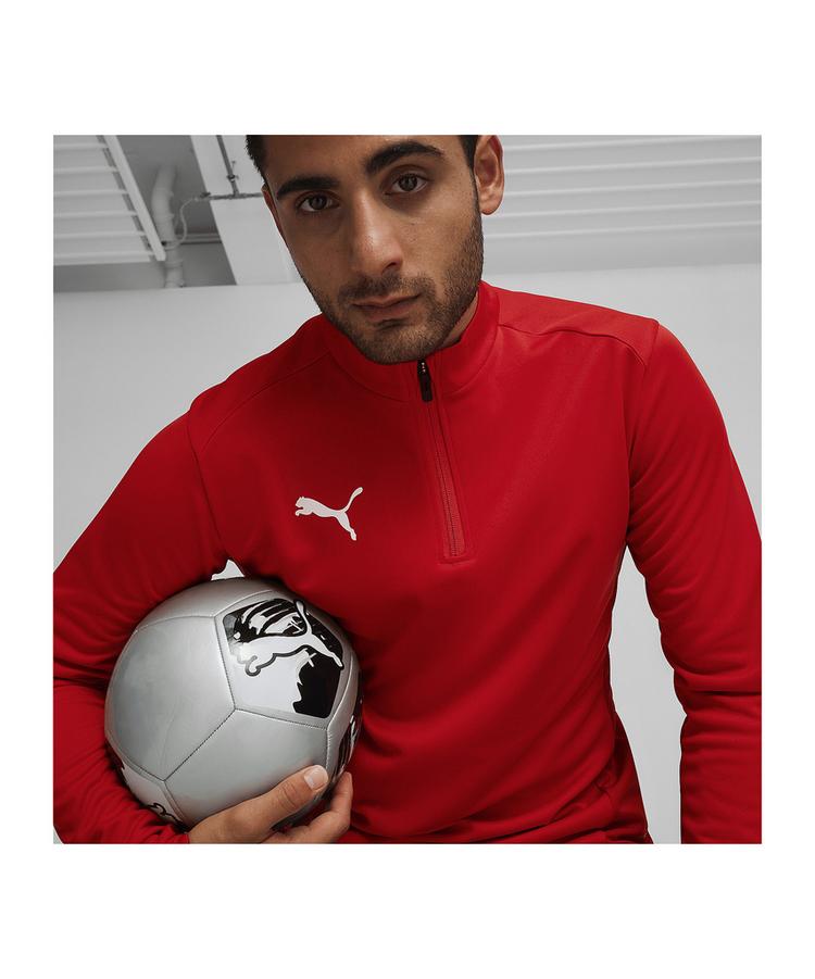 PUMA PUMA teamGOAL Training 1/4 Zip Sweatshirt Funktionssweatshirt Herren - rotrot - 2 | SportScheck