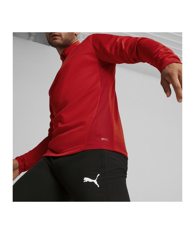 PUMA PUMA teamGOAL Training 1/4 Zip Sweatshirt Funktionssweatshirt Herren - rotrot - 3 | SportScheck
