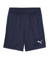 PUMA teamGOAL Training Shorts Kids Fu&szlig;ballshorts Kinder - dunkelblauweissblau