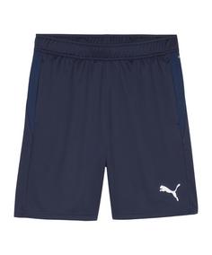 PUMA teamGOAL Training Shorts Fußballshorts Herren dunkelblauweissblau