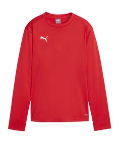 PUMA teamGOAL Training Sweatshirt Damen Funktionssweatshirt Damen rotweissrot