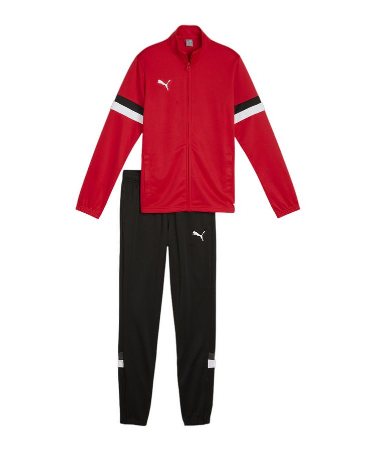 PUMA PUMA teamRISE Trainingsanzug Kids Trainingsanzug Kinder - rotschwarz - 0 | SportScheck
