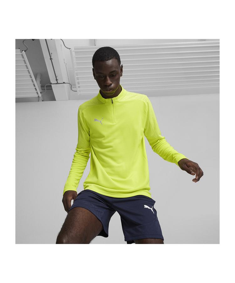 PUMA PUMA teamFINAL Training 1/4 Zip Sweatshirt Trikot Herren - tuerkissilber - 0 | SportScheck