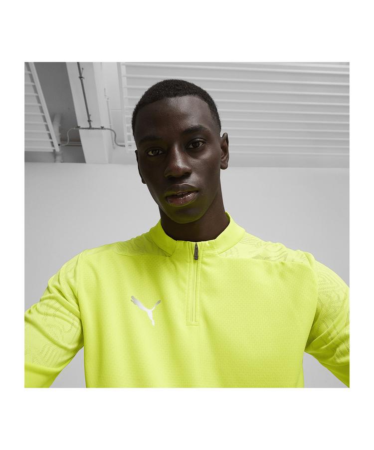 PUMA PUMA teamFINAL Training 1/4 Zip Sweatshirt Trikot Herren - tuerkissilber - 2 | SportScheck