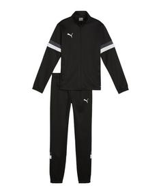 PUMA teamRISE Trainingsanzug Kids Trainingsanzug Kinder schwarzschwarz