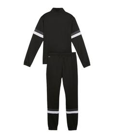 Rückansicht von PUMA teamRISE Trainingsanzug Kids Trainingsanzug Kinder schwarzschwarz