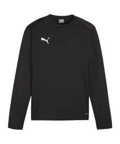 PUMA teamGOAL Training Sweatshirt Funktionssweatshirt Herren schwarzweissgrau