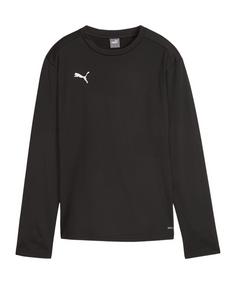 PUMA teamGOAL Training Sweatshirt Damen Funktionssweatshirt Damen schwarzweissgrau