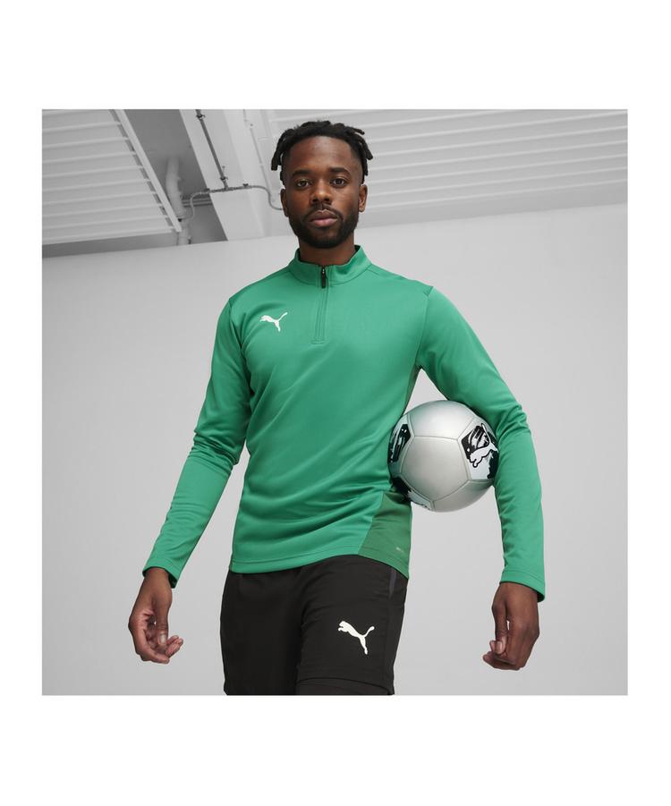 PUMA PUMA teamGOAL Training 1/4 Zip Sweatshirt Funktionssweatshirt Herren - gruengruen - 0 | SportScheck