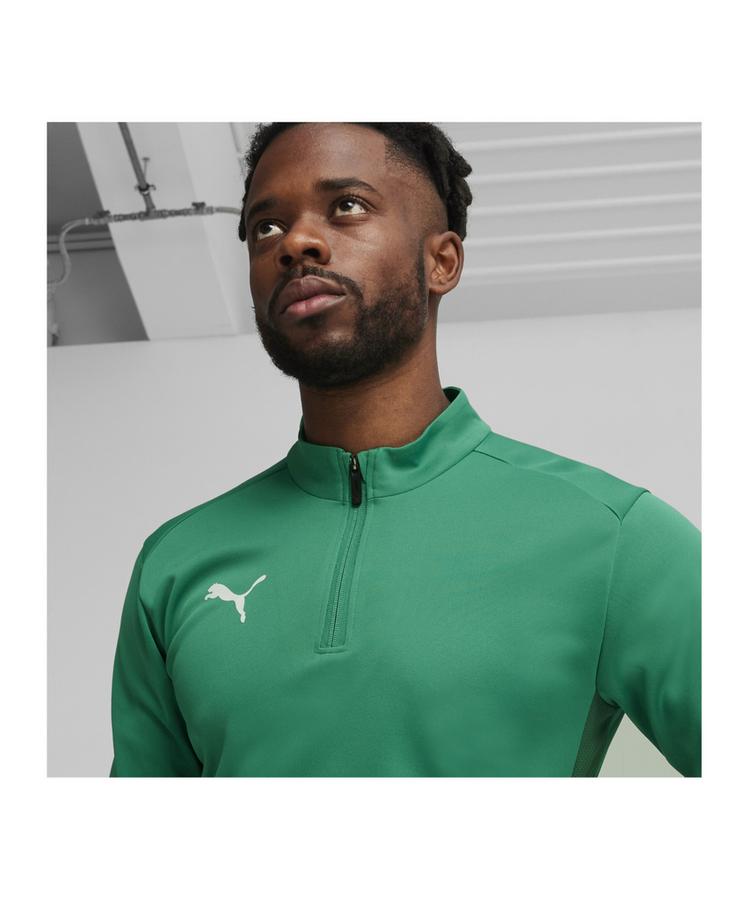 PUMA PUMA teamGOAL Training 1/4 Zip Sweatshirt Funktionssweatshirt Herren - gruengruen - 2 | SportScheck