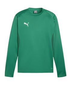 PUMA teamGOAL Training Sweatshirt Funktionssweatshirt Herren gruenweiss