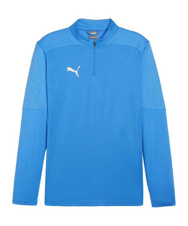 PUMA PUMA teamFINAL Training 1/4 Zip Sweatshirt Trikot Herren - dunkelblausilber - 0 | SportScheck
