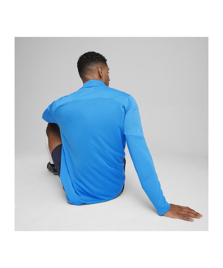 PUMA PUMA teamFINAL Training 1/4 Zip Sweatshirt Trikot Herren - dunkelblausilber - 1 | SportScheck