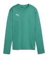 PUMA teamGOAL Training Sweatshirt Damen Funktionssweatshirt Damen - gruenweiss