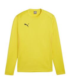 PUMA teamGOAL Training Sweatshirt Funktionssweatshirt Herren gelbschwarzgelb