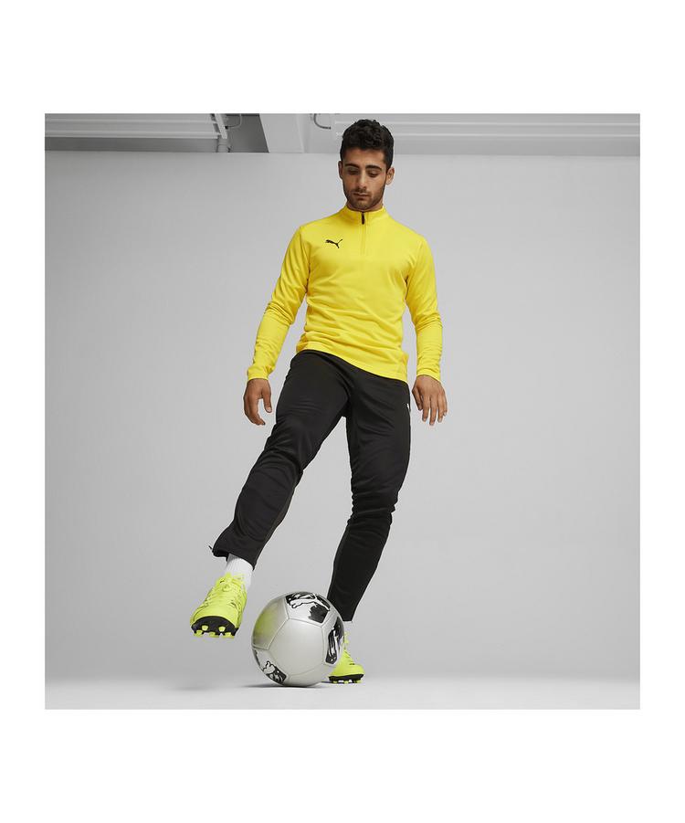 PUMA PUMA teamGOAL Training 1/4 Zip Sweatshirt Funktionssweatshirt Herren - gelbschwarzgelb - 1 | SportScheck