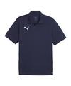 PUMA teamGOAL Polo Poloshirt Herren - blauweissblau
