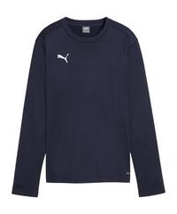 PUMA teamGOAL Training Sweatshirt Damen Funktionssweatshirt Damen - dunkelblaublauweiss
