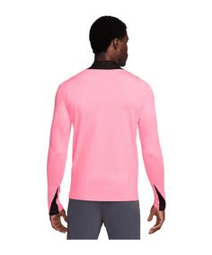 Rückansicht von Nike Strike Drill Top Sweatshirt Funktionssweatshirt Herren rotschwarz
