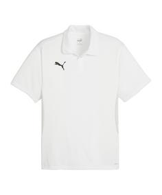 PUMA teamGOAL Polo Poloshirt Herren weiss