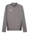 PUMA teamGOAL Training 1/4 Zip Sweatshirt Funktionssweatshirt Herren - grauweiss