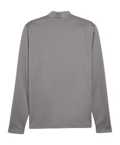 Rückansicht von PUMA teamGOAL Training 1/4 Zip Sweatshirt Funktionssweatshirt Herren grauweiss