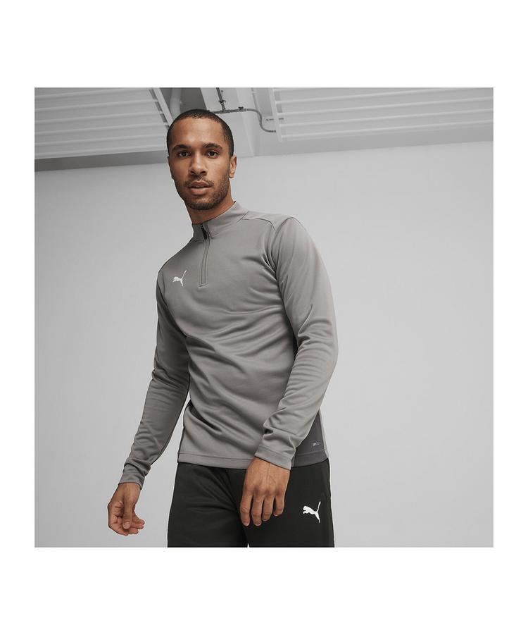PUMA PUMA teamGOAL Training 1/4 Zip Sweatshirt Funktionssweatshirt Herren - grauweiss - 0 | SportScheck