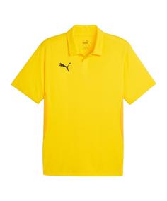 PUMA teamGOAL Polo Poloshirt Herren gelbschwarzgelb