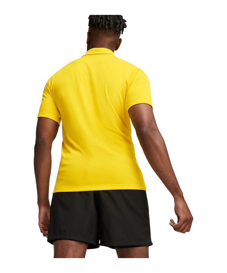 PUMA PUMA teamGOAL Polo Poloshirt Herren - gelbschwarzgelb - 2 | SportScheck