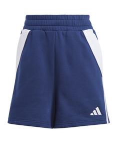 adidas Tiro 24 Sweatshort Damen Fußballshorts Damen blauweiss