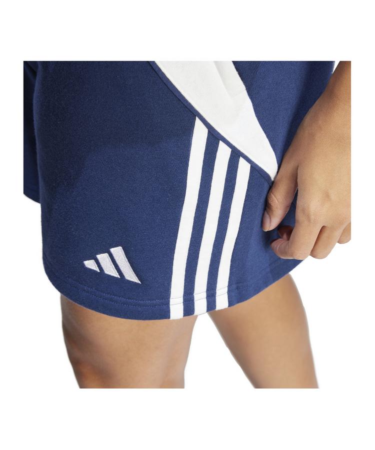 adidas adidas Tiro 24 Sweatshort Damen Fu&szlig;ballshorts Damen - blauweiss - 0 | SportScheck