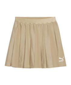 PUMA Classics Pleated Skirt Short Damen Shorts Damen braun