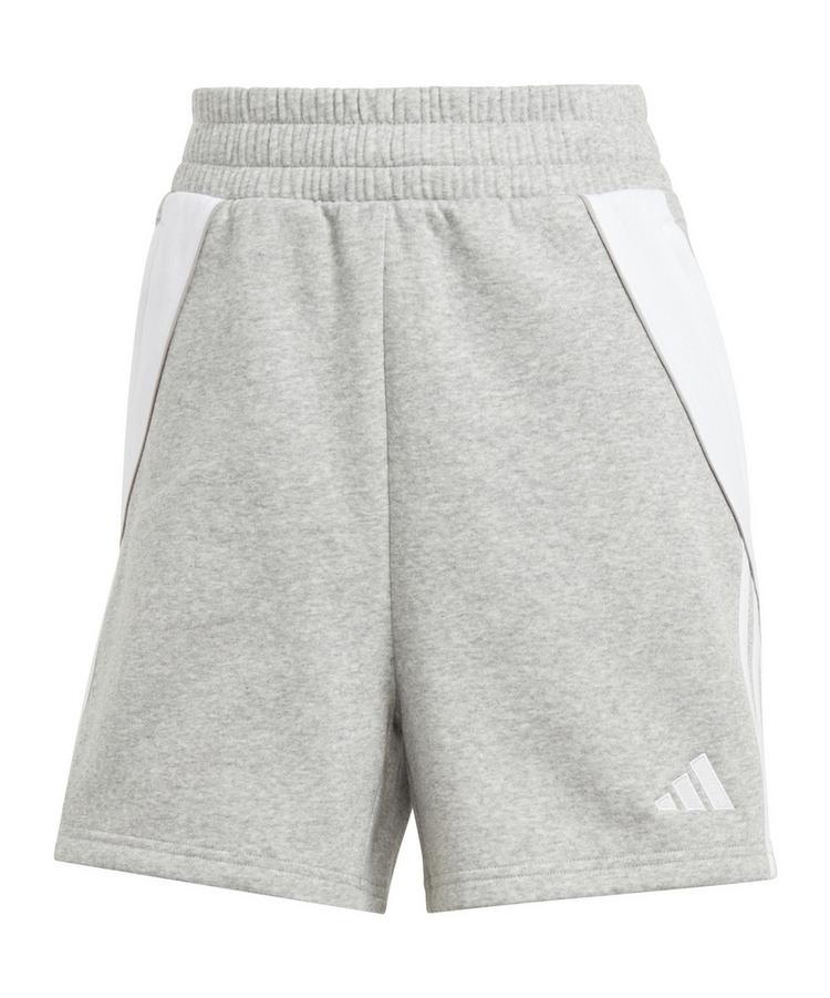 adidas adidas Tiro 24 Sweatshort Damen Fu&szlig;ballshorts Damen - grauweiss - 0 | SportScheck