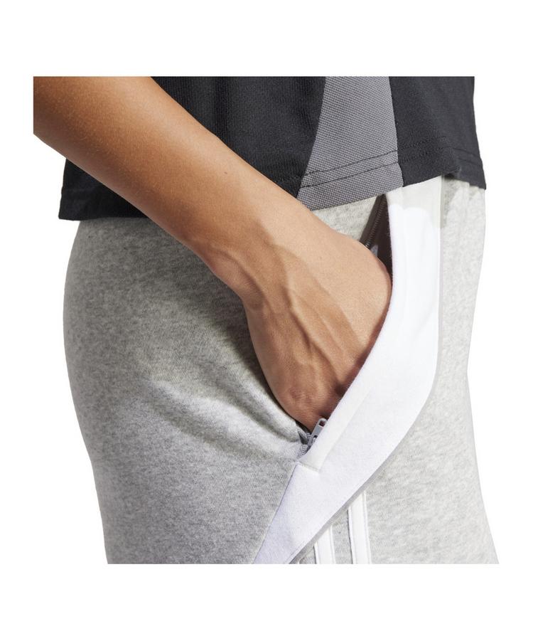 adidas adidas Tiro 24 Sweatshort Damen Fu&szlig;ballshorts Damen - grauweiss - 1 | SportScheck