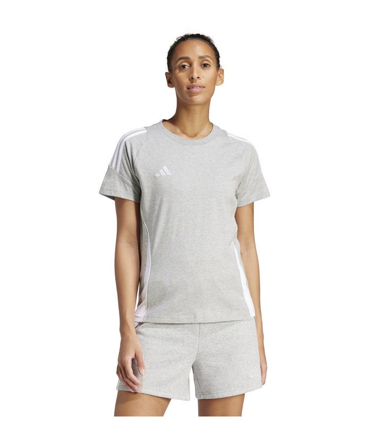 adidas adidas Tiro 24 T-Shirt Damen T-Shirt Damen - grauweiss - 0 | SportScheck