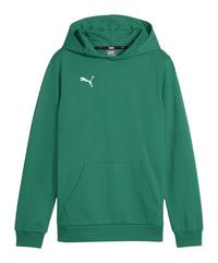 PUMA teamGOAL Casuals Hoody Kids Funktionssweatshirt Kinder - gruenweiss