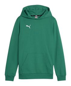 PUMA teamGOAL Casuals Hoody Kids Funktionssweatshirt Kinder gruenweiss