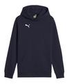 PUMA teamGOAL Casuals Hoody Kids Funktionssweatshirt Kinder - dunkelblauweiss