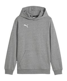 PUMA teamGOAL Casuals Hoody Kids Funktionssweatshirt Kinder grauweiss