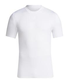 adidas Tech-Fit T-Shirt Funktionsshirt Herren weiss