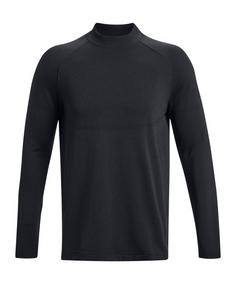 Under Armour CG Rush Seamless Mock Sweatshirt Laufshirt Herren schwarz