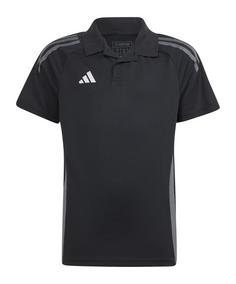 adidas Tiro 24 Competition Poloshirt Kids Poloshirt Kinder schwarzgrau