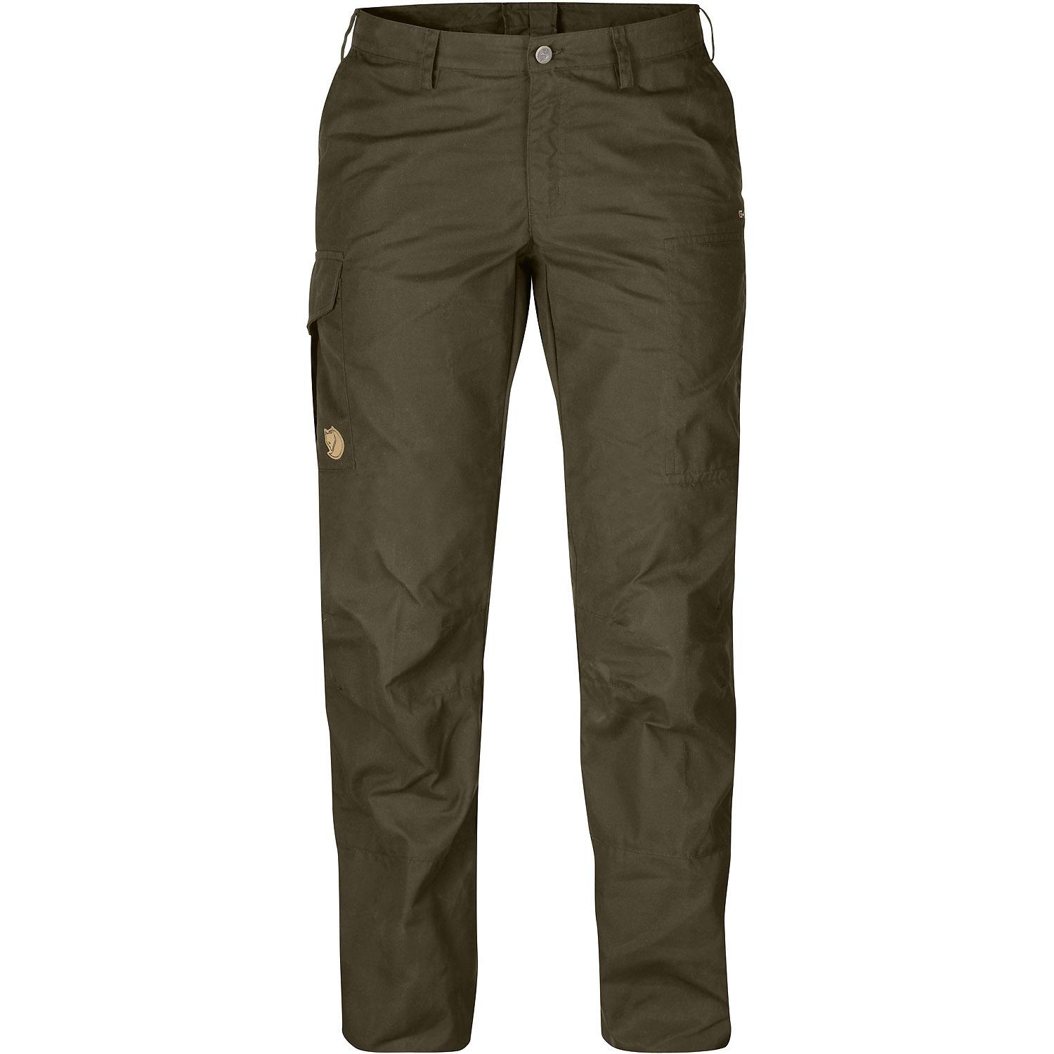 FJ&Auml;LLR&Auml;VEN Karla Pro Trousers Curved Trekkinghose Damen - Dunkeloliv