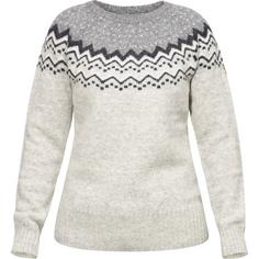 FJÄLLRÄVEN Övik Knit Langarmshirt Damen Grau